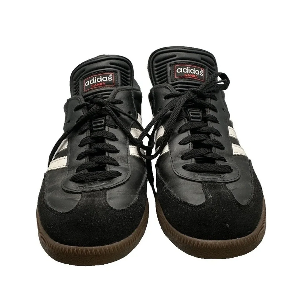 Adidas Samba Classic Black White Gum Indoor Soccer Shoes 034563 Men's Sz 11.5